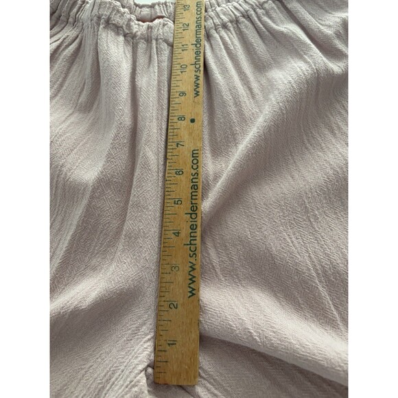 Oh My Gauze! Pants Sz 1 S/ M Dusty Rose Wide Leg Lagenlook Cotton Coastal Beach - Picture 9 of 16